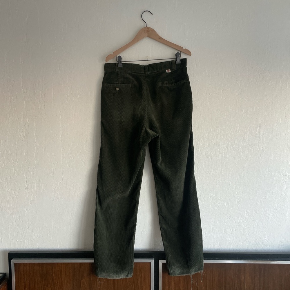 VTG 80s Dickies Corduroy Pants - Dark Green